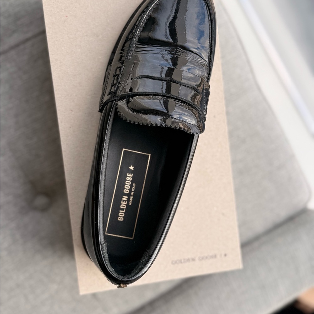 Golden Goose Glossy Black Men's Loafers - Picture 3 of 5